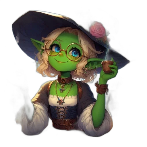 staff, fantasy art, concept art, pixel art transparent PNG cut-out