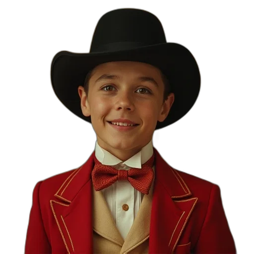 hat, jacket, photorealistic, movie transparent PNG cut-out