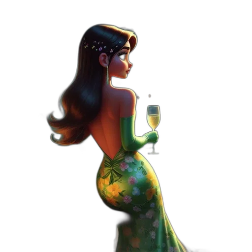 dress, bottle, concept art, cartoon transparent PNG cut-out
