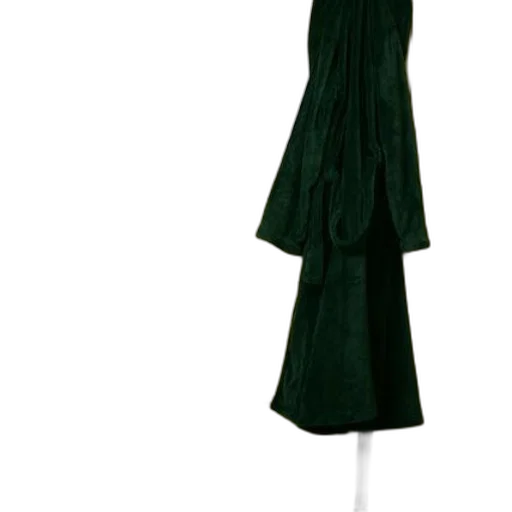 dress, staff, 3d render, green transparent PNG cut-out