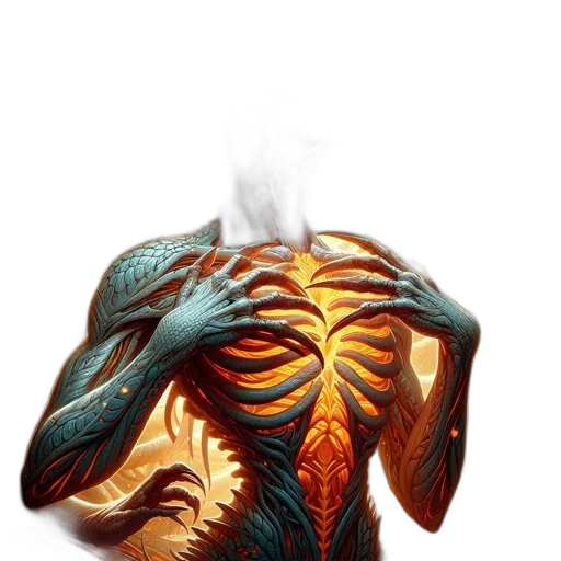mask, dragon, creature, jacket transparent PNG cut-out