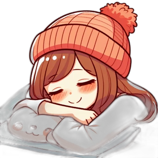 hat, pixel art, watercolor, anime transparent PNG cut-out