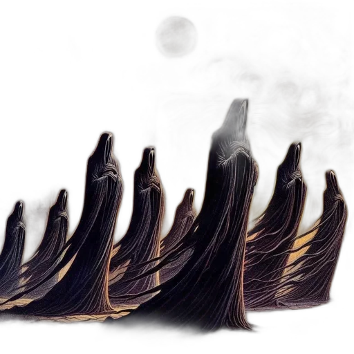 hair, staff, dragon, crown transparent PNG cut-out