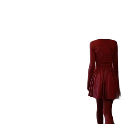 dress, jacket, mask, hair transparent PNG cut-out