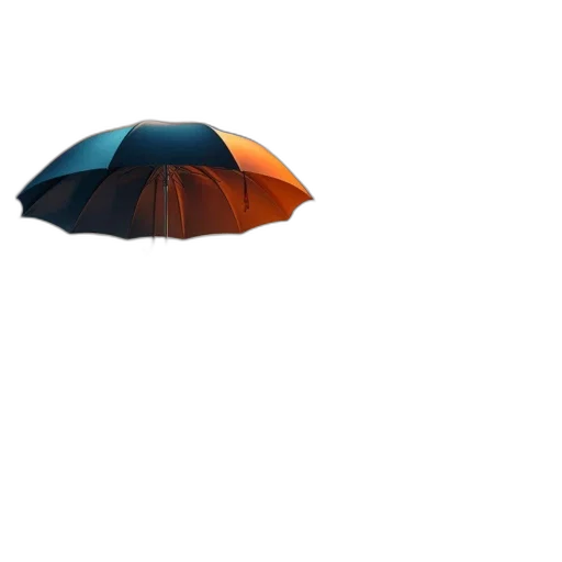 umbrella, hat, crown, staff transparent PNG cut-out