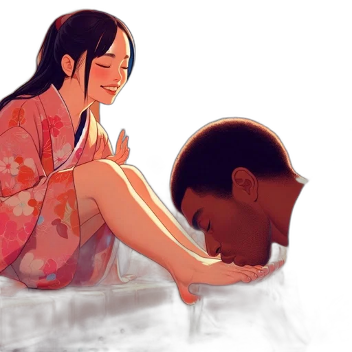 concept art, watercolor, photorealistic, anime transparent PNG cut-out