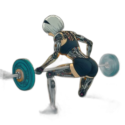 robot, concept art, 3d render, futuristic transparent PNG cut-out