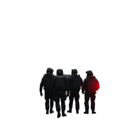 jacket, staff, umbrella, robot transparent PNG cut-out