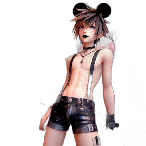 concept art, cyberpunk, 3d render, photorealistic transparent PNG cut-out