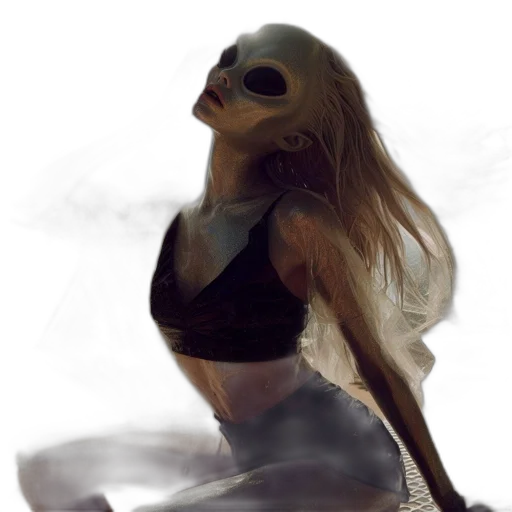 mask, creature, dress, face transparent PNG cut-out