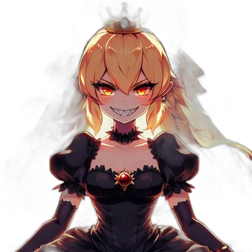 dress, crown, mask, weapon transparent PNG cut-out