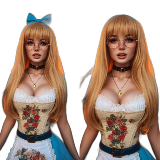 dress, 3d render, fantasy art, concept art transparent PNG cut-out