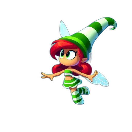 hat, staff, weapon, creature transparent PNG cut-out