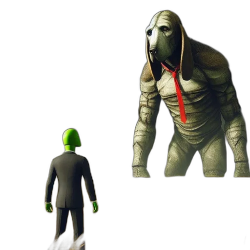 mask, creature, jacket, concept art transparent PNG cut-out