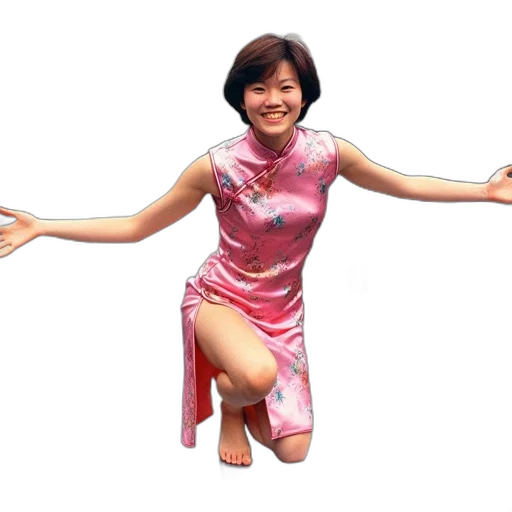dress, creature, staff, robot transparent PNG cut-out