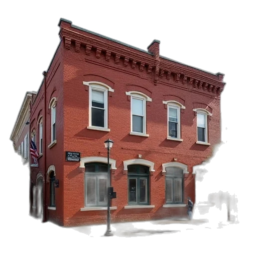 building, furniture, staff, photorealistic transparent PNG cut-out