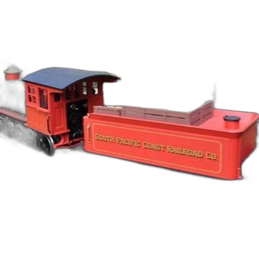 3d render, model, train, tracks transparent PNG cut-out
