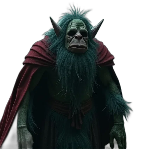 creature, mask, animal, staff transparent PNG cut-out