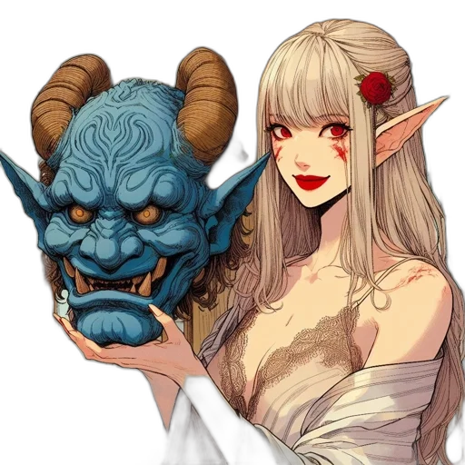 mask, face, fantasy art, concept art transparent PNG cut-out