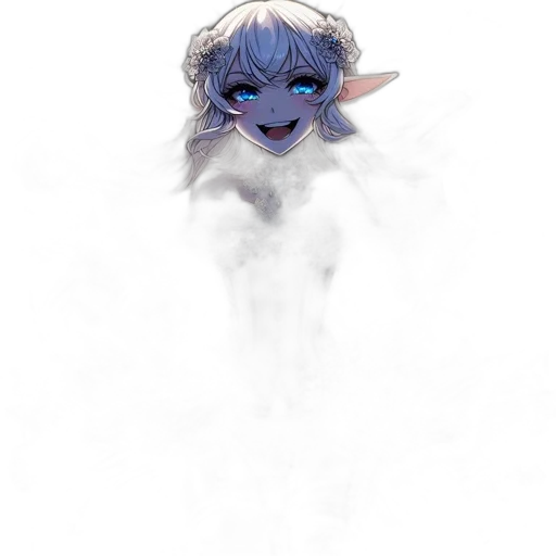 creature, mask, dragon, staff transparent PNG cut-out