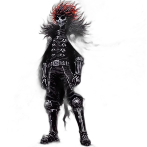mask, staff, jacket, creature transparent PNG cut-out