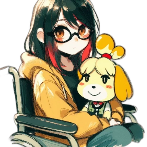 staff, jacket, animal, creature transparent PNG cut-out