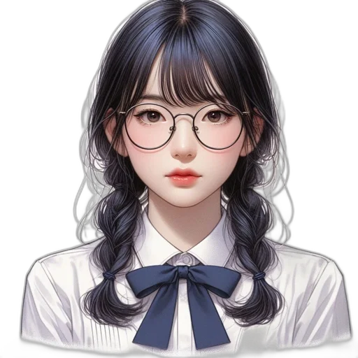 face, staff, hair, dress transparent PNG cut-out
