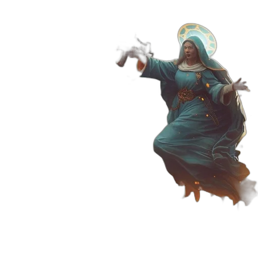 staff, jacket, creature, weapon transparent PNG cut-out
