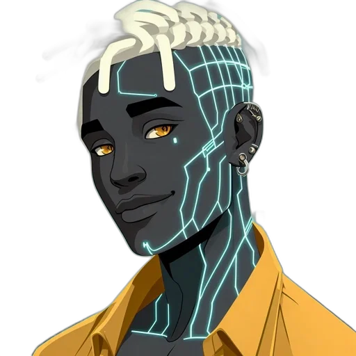 robot, face, mask, creature transparent PNG cut-out