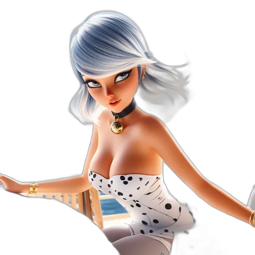 dress, concept art, fantasy art, 3d render transparent PNG cut-out