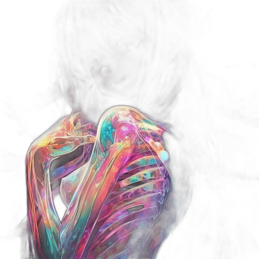 mask, dress, hair, face transparent PNG cut-out