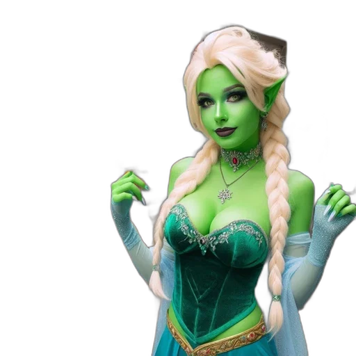 3d render, fantasy art, concept art, comic book art transparent PNG cut-out