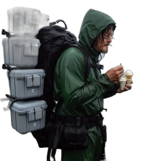 jacket, concept art, 3d render, photorealistic transparent PNG cut-out