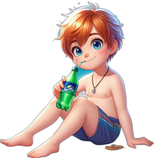 bottle, pixel art, anime, concept art transparent PNG cut-out
