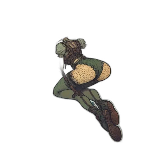 hat, staff, flower, weapon transparent PNG cut-out