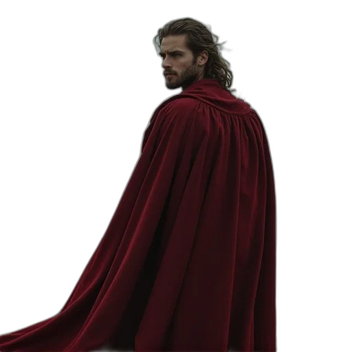 jacket, sword, staff, crown transparent PNG cut-out
