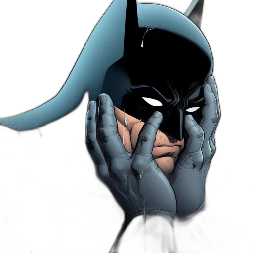 mask, comic book art, concept art, 3d render transparent PNG cut-out