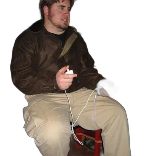 jacket, staff, creature, weapon transparent PNG cut-out