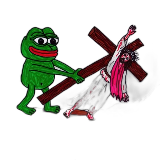weapon, sword, green, frog-like transparent PNG cut-out