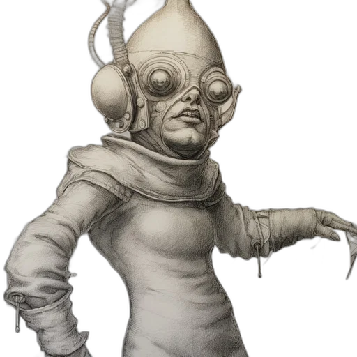 mask, staff, robot, creature transparent PNG cut-out
