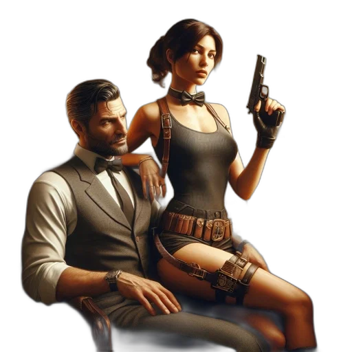 concept art, pixel art, comic book art, 3d render transparent PNG cut-out