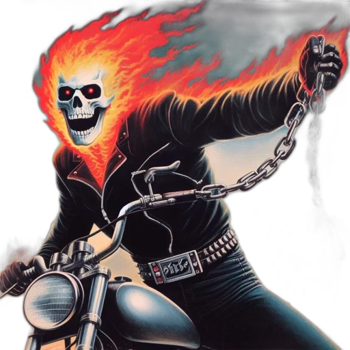jacket, comic book art, concept art, fire transparent PNG cut-out