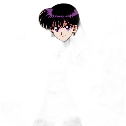 creature, staff, hair, face transparent PNG cut-out