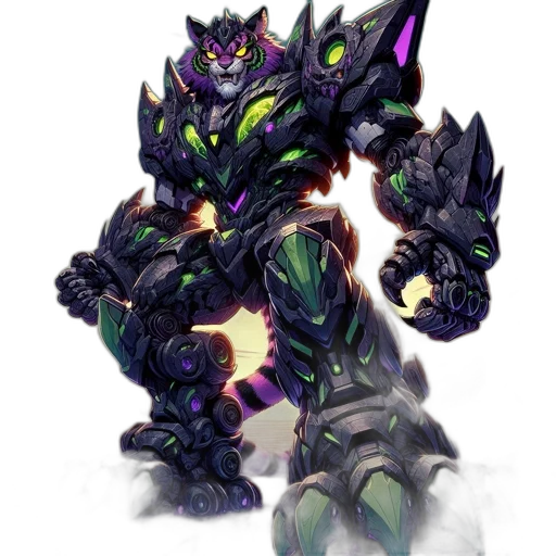 dragon, robot, weapon, creature transparent PNG cut-out