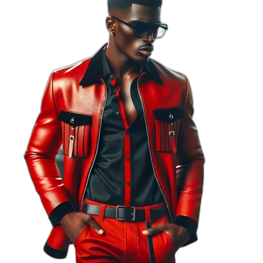 jacket, photorealistic, concept art, comic book art transparent PNG cut-out