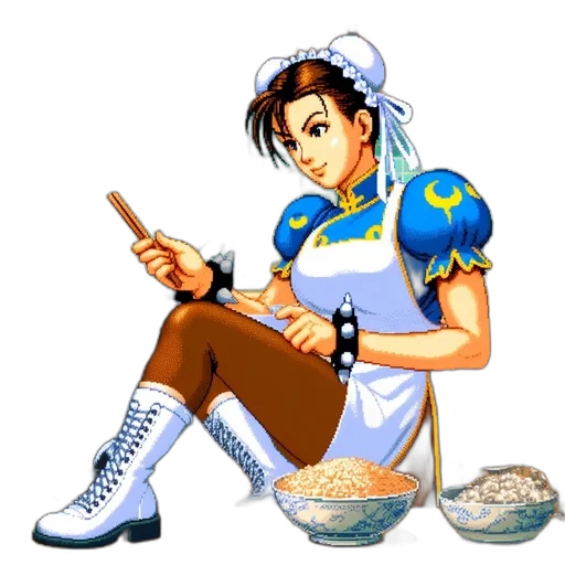 staff, food, weapon, pixel art transparent PNG cut-out