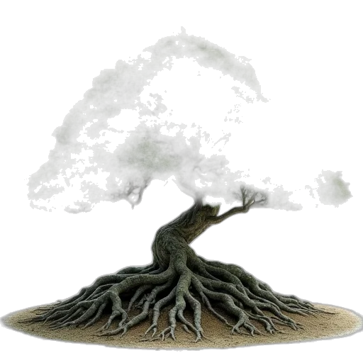 tree, hair, crown, creature transparent PNG cut-out