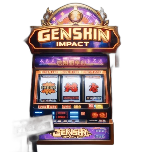 slot, machine, labeled, genshin transparent PNG cut-out