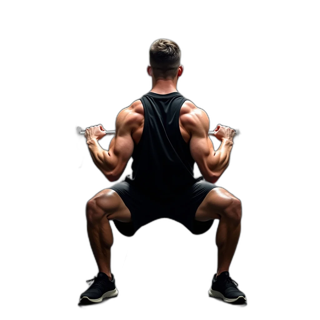 man, lifting, heavy, barbell transparent PNG cut-out