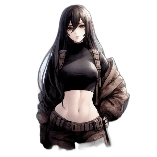 jacket, weapon, staff, animal transparent PNG cut-out